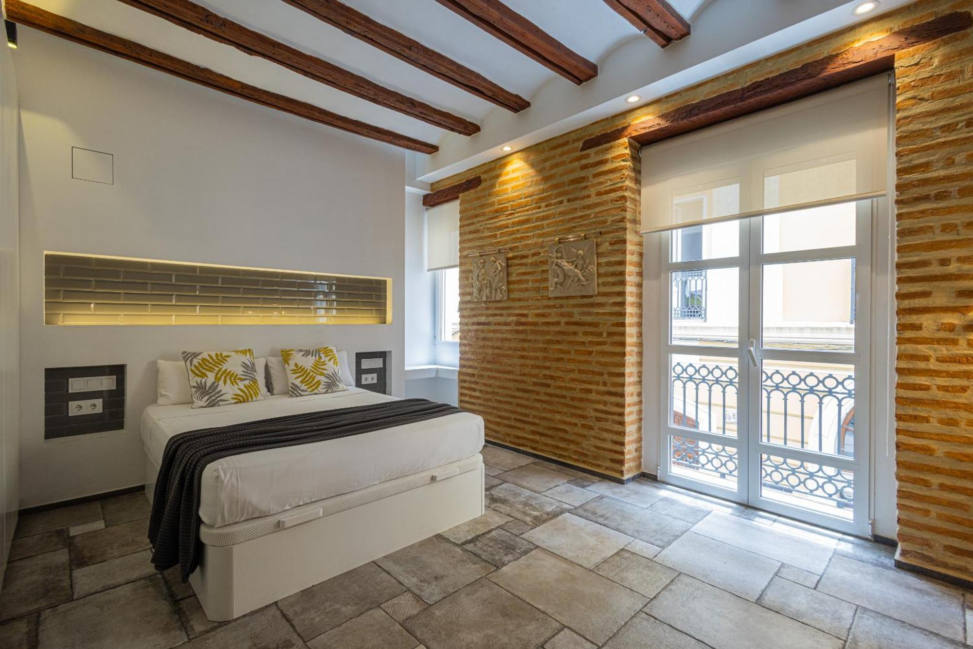 شقة Florit Flats - Center Modern 1Br 2Bth Terrace Wi-Fi Ac فالنسيا المظهر الخارجي الصورة