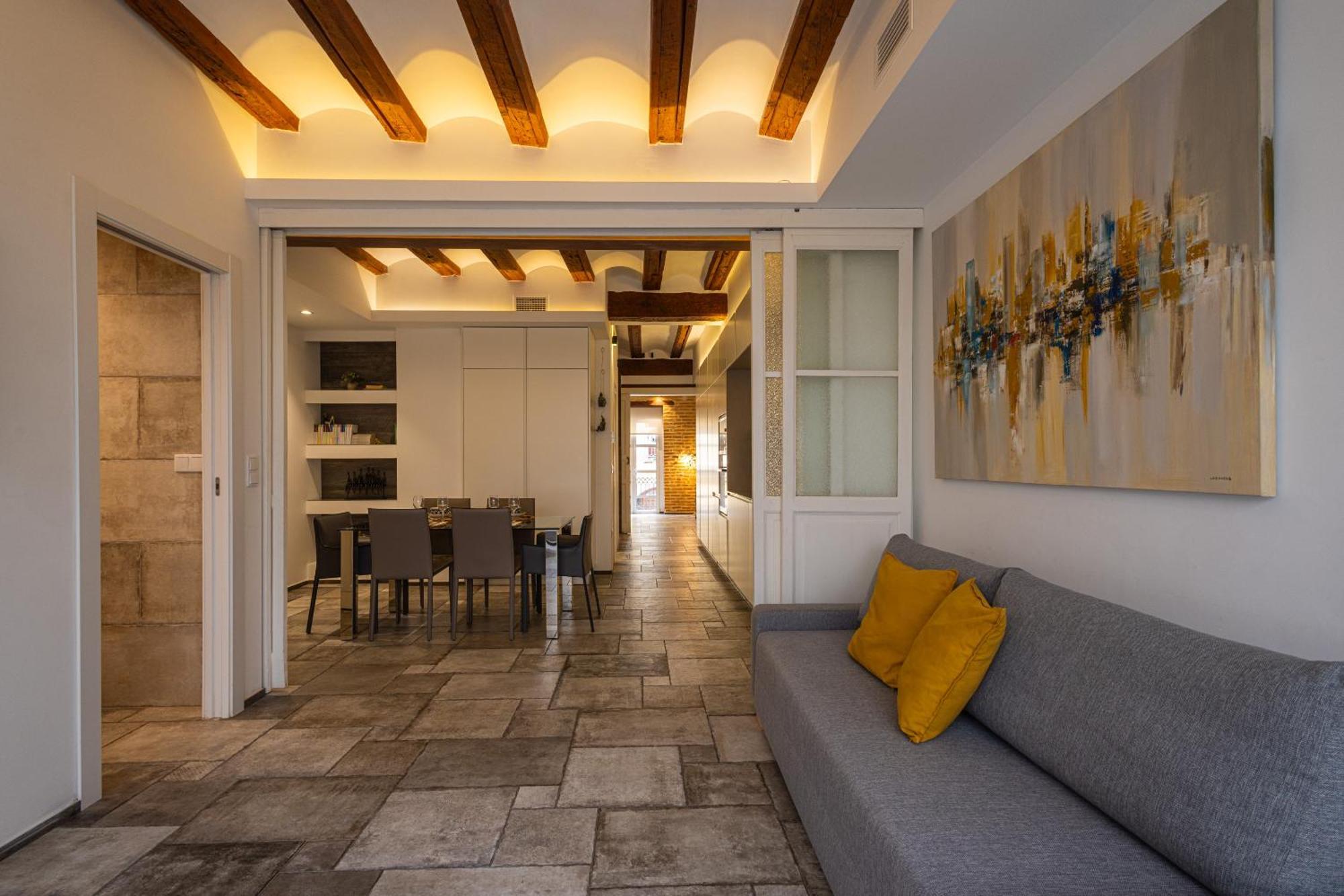 شقة Florit Flats - Center Modern 1Br 2Bth Terrace Wi-Fi Ac فالنسيا المظهر الخارجي الصورة
