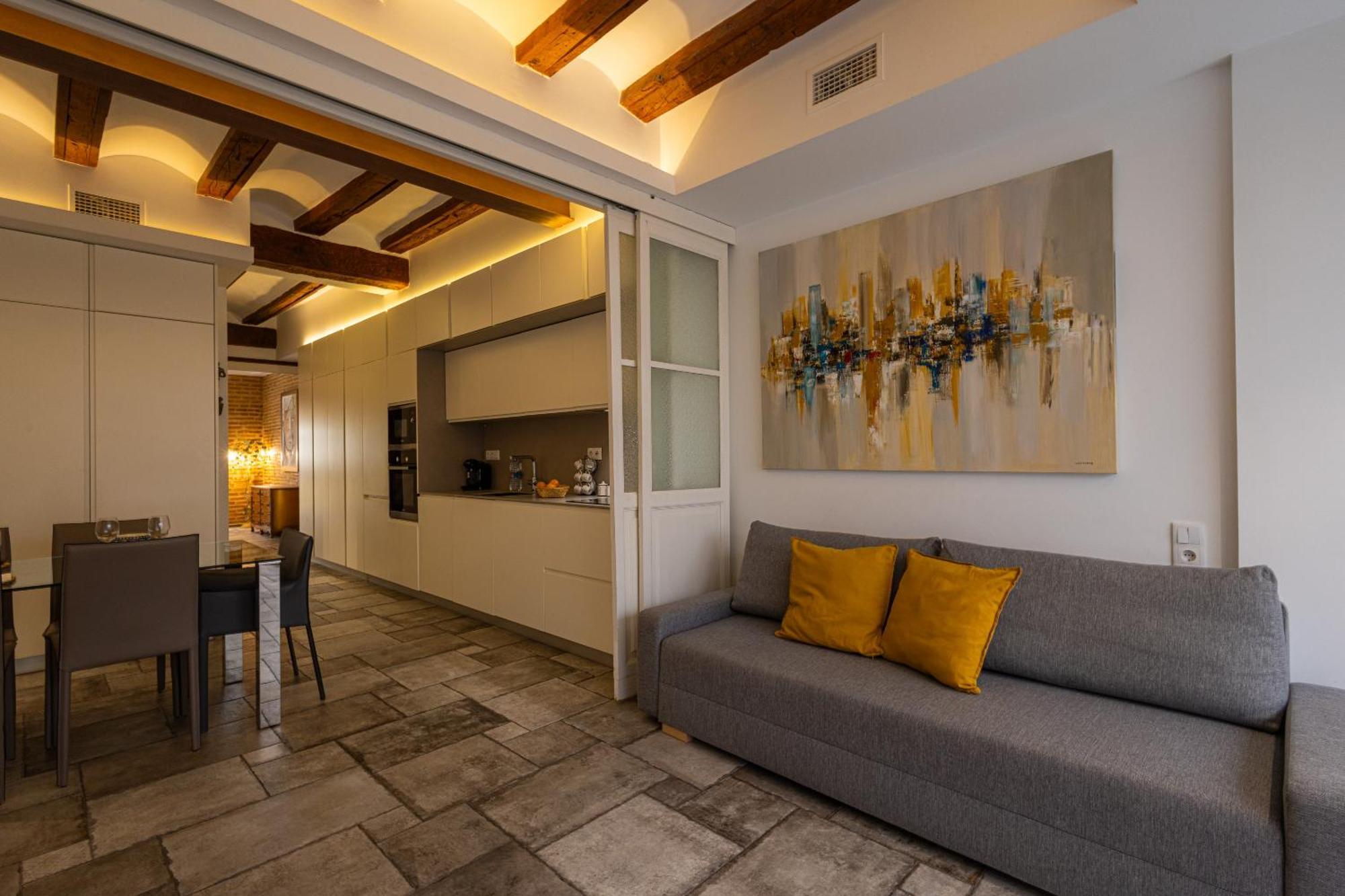 شقة Florit Flats - Center Modern 1Br 2Bth Terrace Wi-Fi Ac فالنسيا المظهر الخارجي الصورة