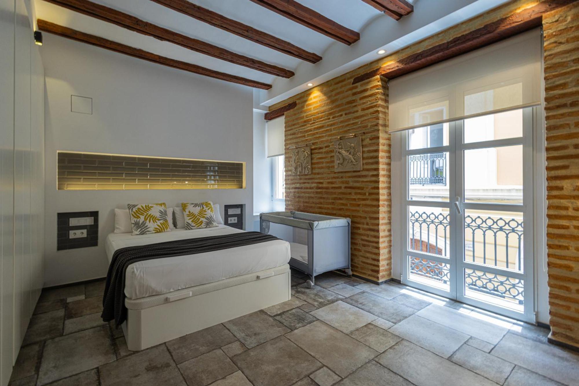 شقة Florit Flats - Center Modern 1Br 2Bth Terrace Wi-Fi Ac فالنسيا المظهر الخارجي الصورة