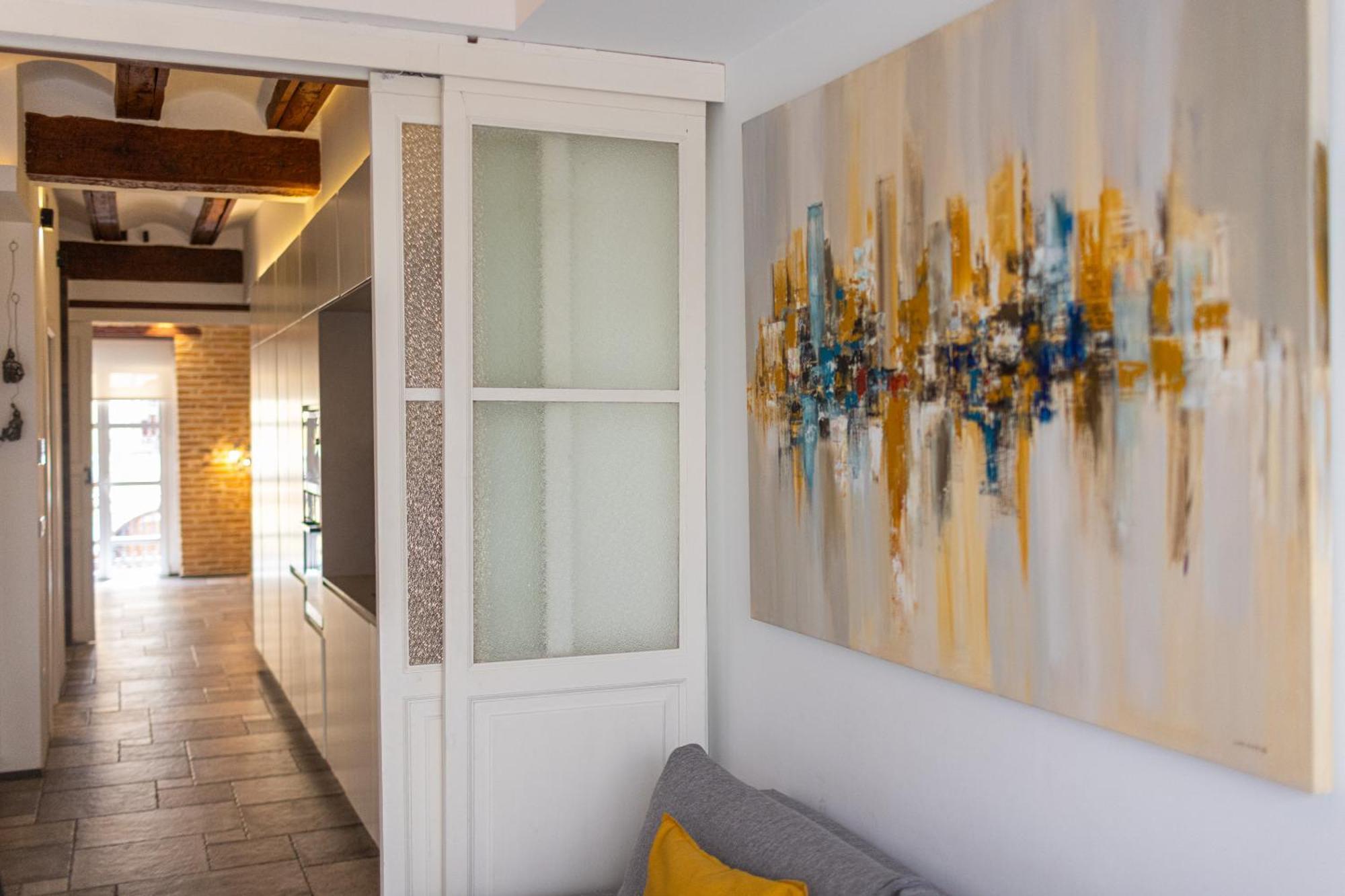 شقة Florit Flats - Center Modern 1Br 2Bth Terrace Wi-Fi Ac فالنسيا المظهر الخارجي الصورة