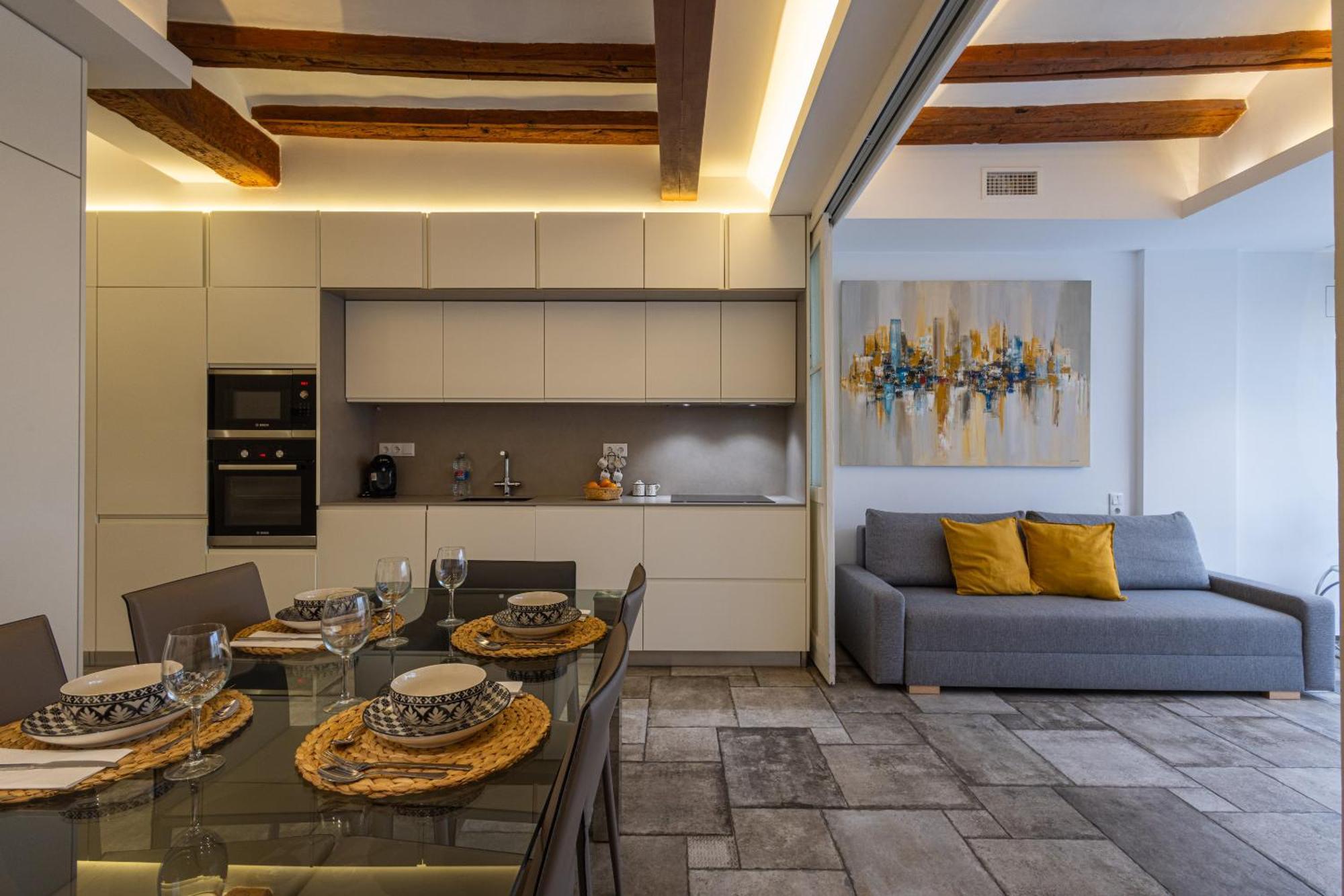 شقة Florit Flats - Center Modern 1Br 2Bth Terrace Wi-Fi Ac فالنسيا المظهر الخارجي الصورة