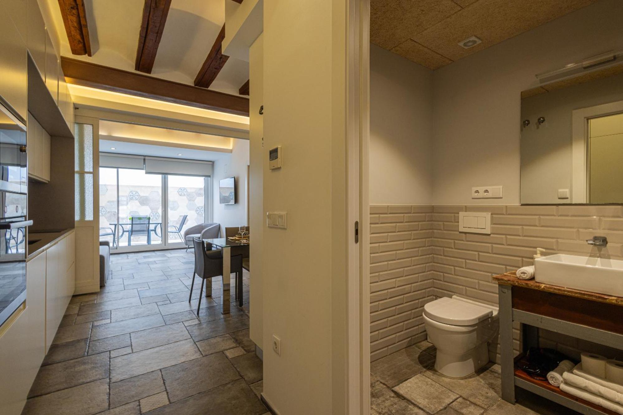 شقة Florit Flats - Center Modern 1Br 2Bth Terrace Wi-Fi Ac فالنسيا المظهر الخارجي الصورة