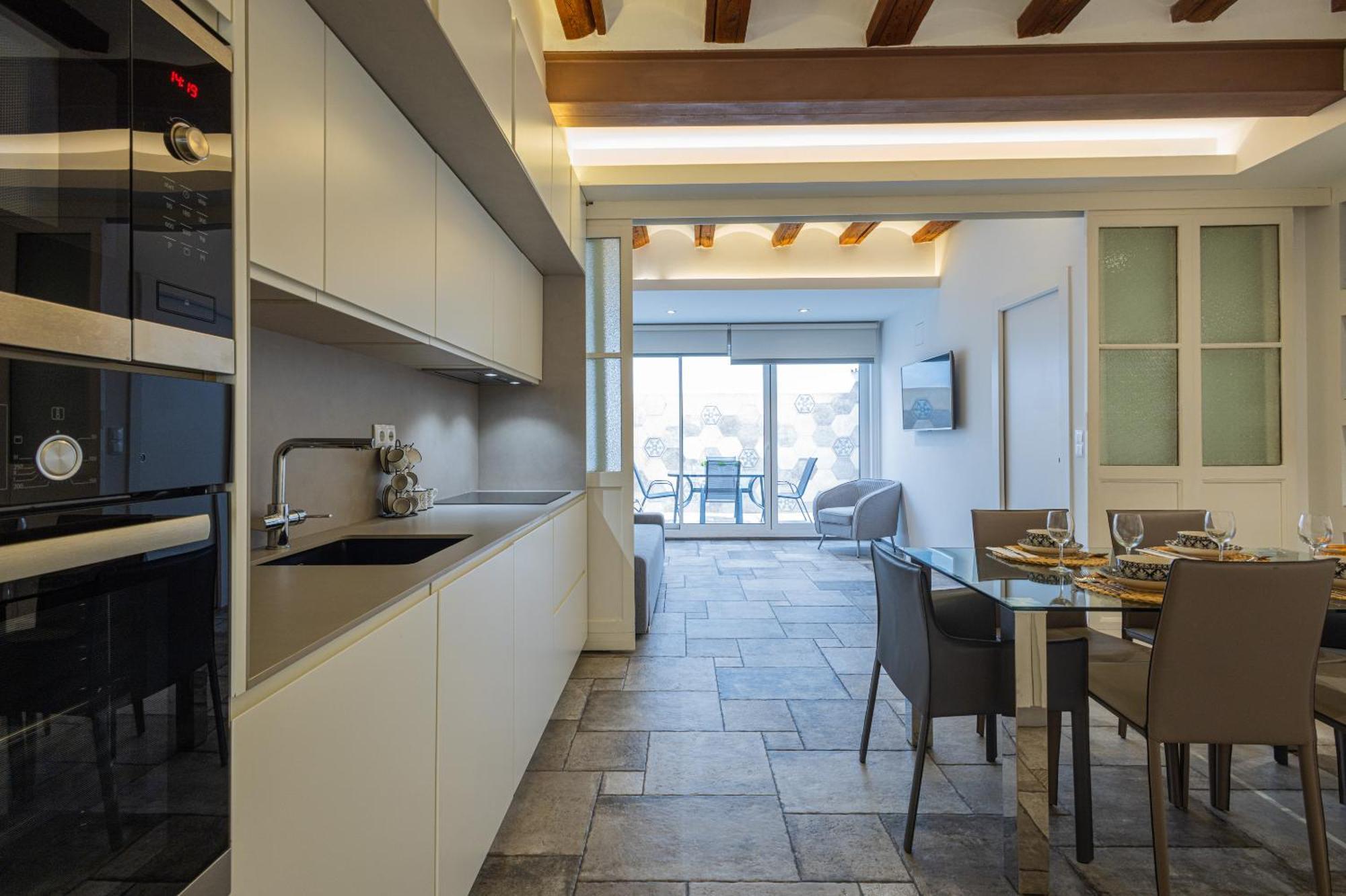 شقة Florit Flats - Center Modern 1Br 2Bth Terrace Wi-Fi Ac فالنسيا المظهر الخارجي الصورة