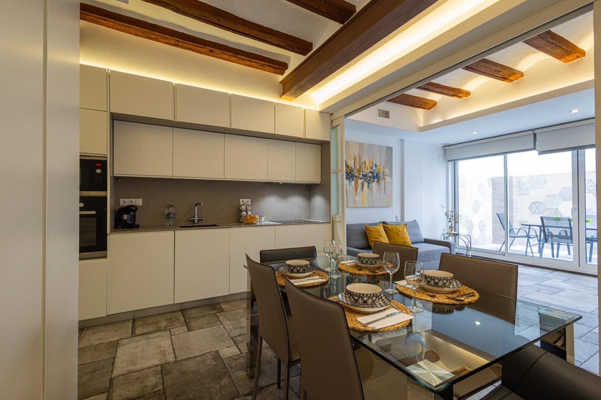 شقة Florit Flats - Center Modern 1Br 2Bth Terrace Wi-Fi Ac فالنسيا المظهر الخارجي الصورة