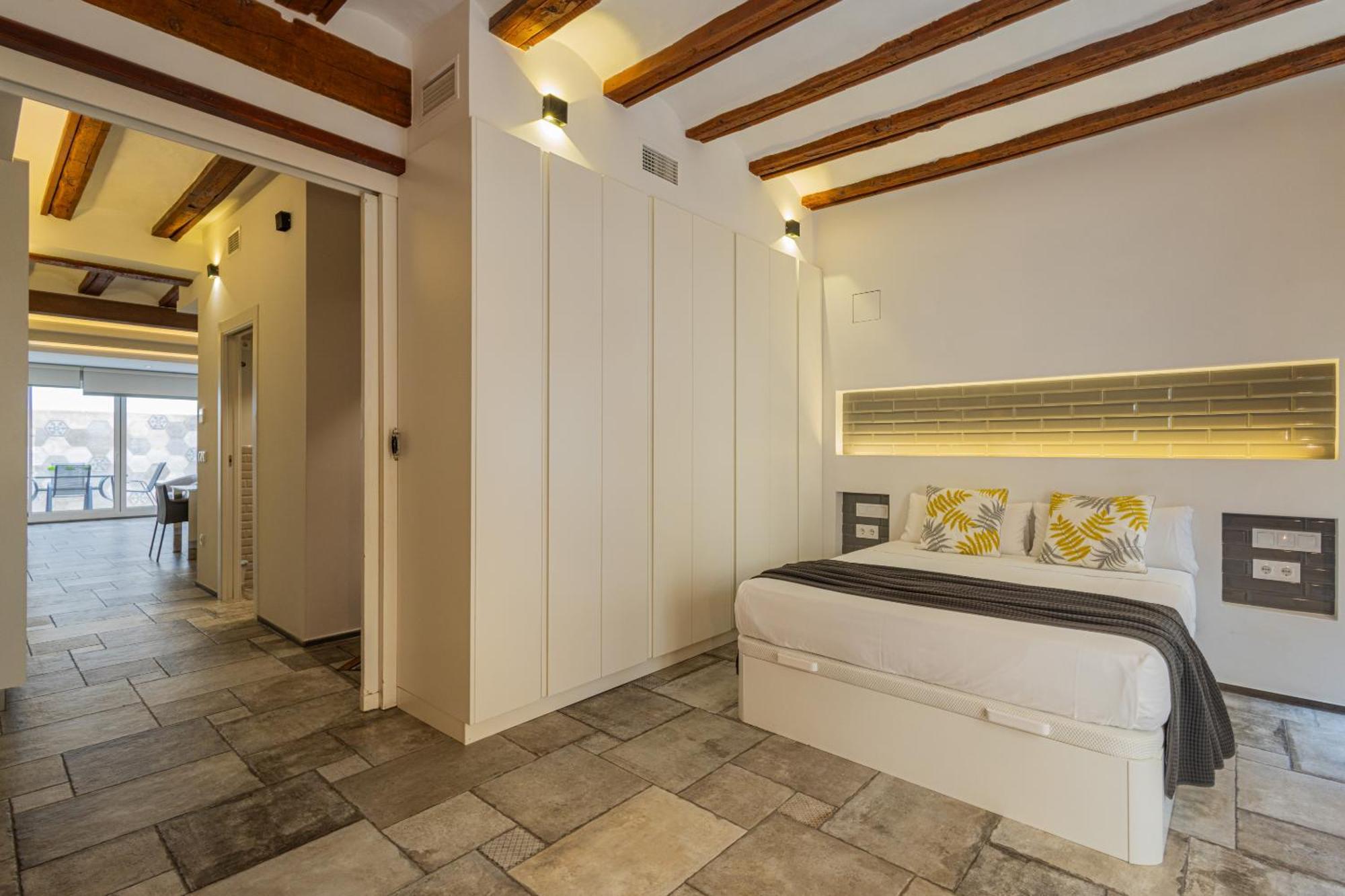 شقة Florit Flats - Center Modern 1Br 2Bth Terrace Wi-Fi Ac فالنسيا المظهر الخارجي الصورة