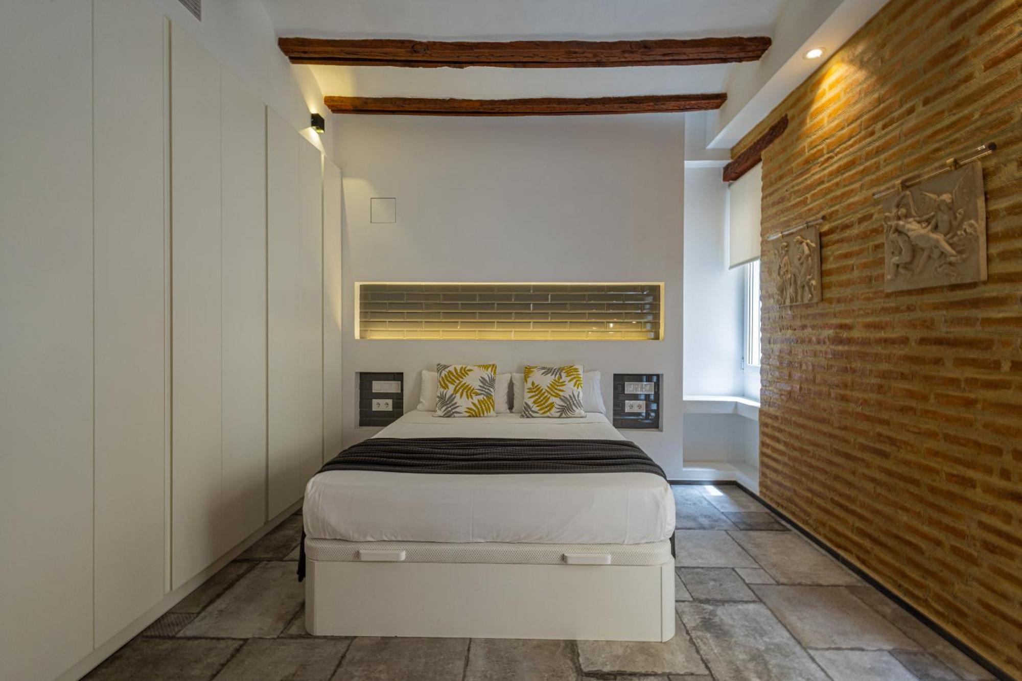 شقة Florit Flats - Center Modern 1Br 2Bth Terrace Wi-Fi Ac فالنسيا المظهر الخارجي الصورة