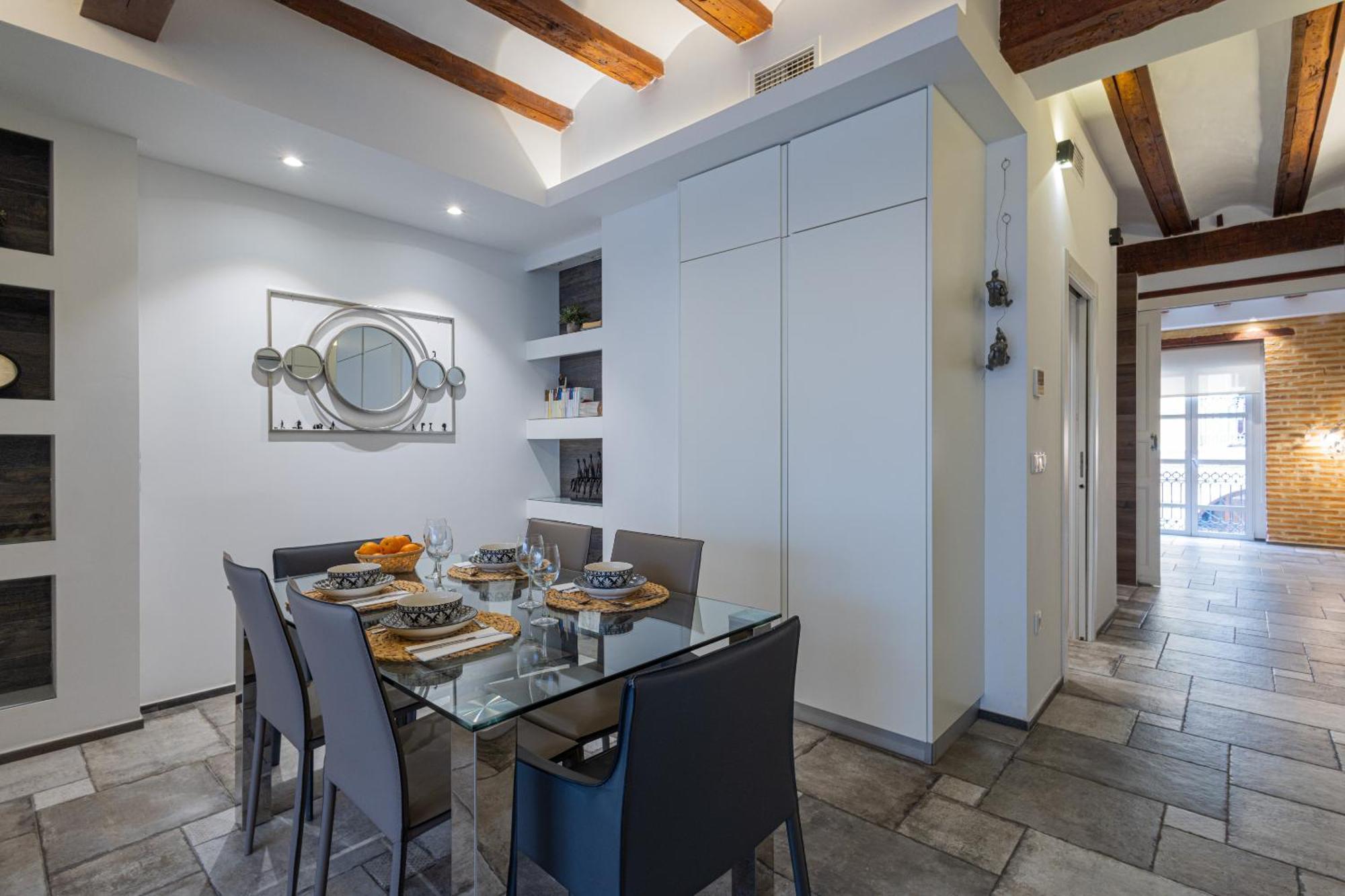 شقة Florit Flats - Center Modern 1Br 2Bth Terrace Wi-Fi Ac فالنسيا المظهر الخارجي الصورة
